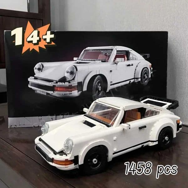 2-in-1 best seller Turbo Sports Car 10295 Building Blocks 1458Pcs Bricks Model Kit Technics Vehicles Toys For Kids Adults Gifts Y251204