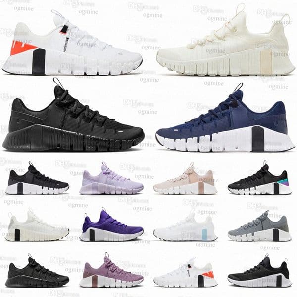 Free Metcon 5 6 Marathon Running Shoes Men's Women's Trainers Smoke Grey Pink Oxford Triple Black White Leopard Outdoor Sneakers SportsCa26#