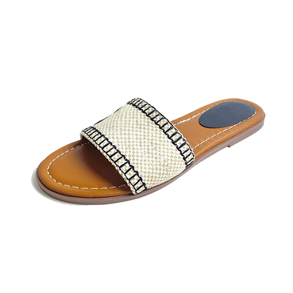 Designer Slides Flat Sandals Mule Luxury Slippers Women Embroidered Heel Sandal Fashion Letter flip flop Slipper for Women Summer Beach Pool Slide shoes 36-42
