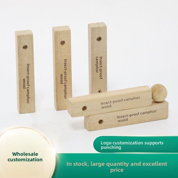Insect-Proof Wardrobe Anti-Mold Deodorizing Insect Repellent Cockroach-Proof Wood Strips Natural Camphor Balls Moisture-Proof Cabinet