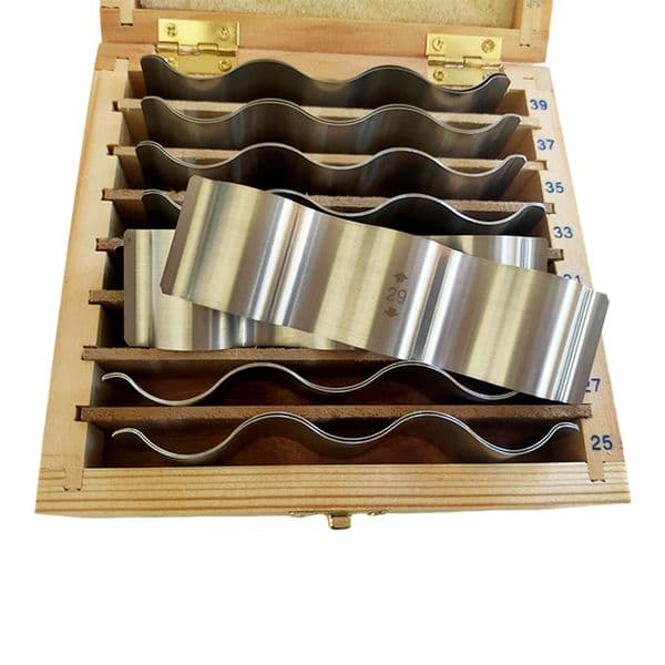 Metric ripple 8 pairs (25-39) parallel blocks, high-precision metric parallel pads