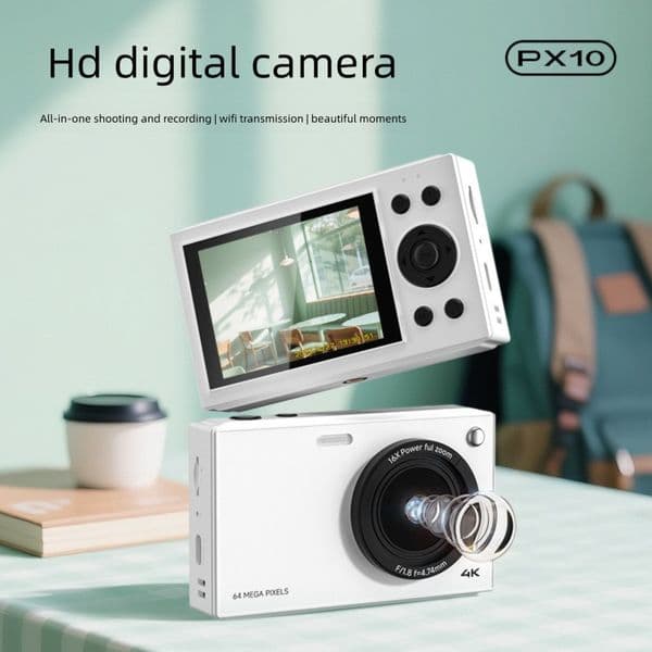 Camera digital 64.0million Pixel CCD Camera 4K Video Recording HD Card Camera 16x Zoom 20+ Filters 2.8inch free shipping