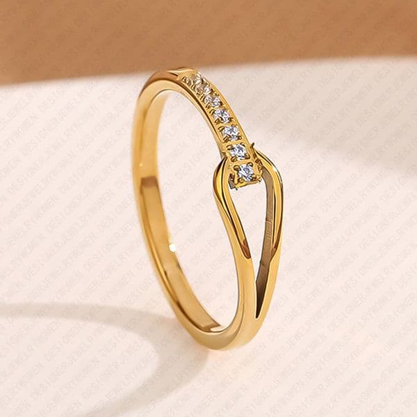 Ring Designer Ring for Women Diamond Ring Geometric Shape Rings Luxury Jewlery Designer for Women Elegant Timeless Statement Exquisite Gift Premium Exclusive
