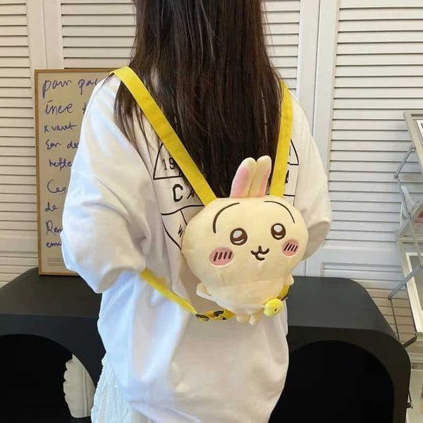 Japanese Cute Plush Cartoon Girl Backpack 2025 New Plush Doll Soft Cute Small Backpack Female Y251206
