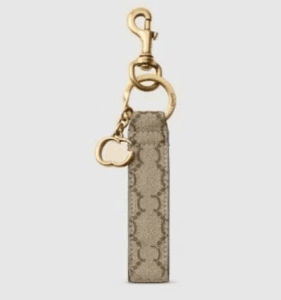 Luxury Designer Keychains Designer bag Charms khaki Leather Keychain GGs High Quality Double letter Unisex Keychains for Men Women Car key accessories
