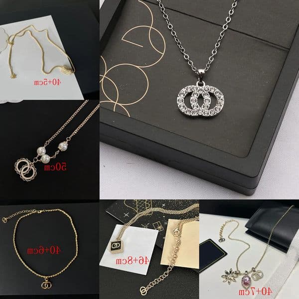 New Styles Crystal Necklaces Pendant High Quality Designer Letter Jewelry Sweater Chains Special Timeless Elegance for Women Glamorous Gift Choice