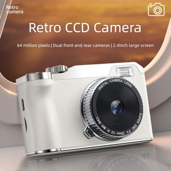 New CCD HD Digital Camera For Student Children's Camera Front and Rear Dual Camera free shipping