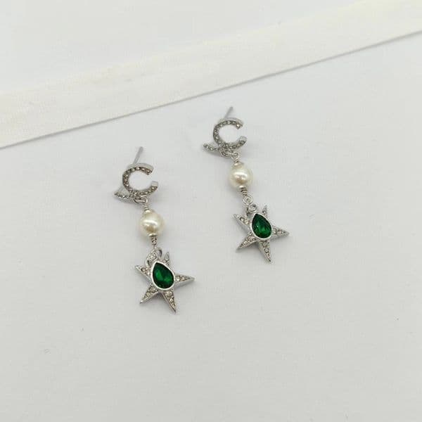 2026 Top quality stud earring with letters in 18k gold plated for women wedding jewelry gift with box stamp PS3787