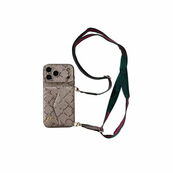 Luxur Women Crossbody Bag Designer Phone Case for IPhone 17 Pro Max 16plus 16promax 16 15promax 15 14 13 12 11 Card holder Cases Repo Leather Phone Cover shell with box