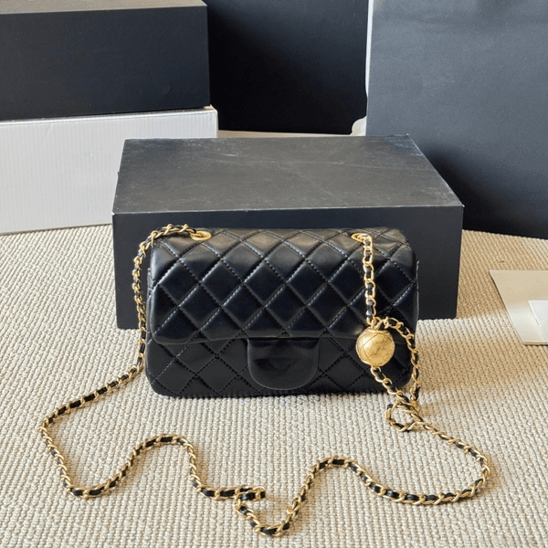 Mini Designer Bag Women Luxury Bag Chain Purse Paris Handbags Classic Flap Bag Crossbody Bag Top Shoulder Bags Clutch Messager Bag Gold silver Ball Handbag Case