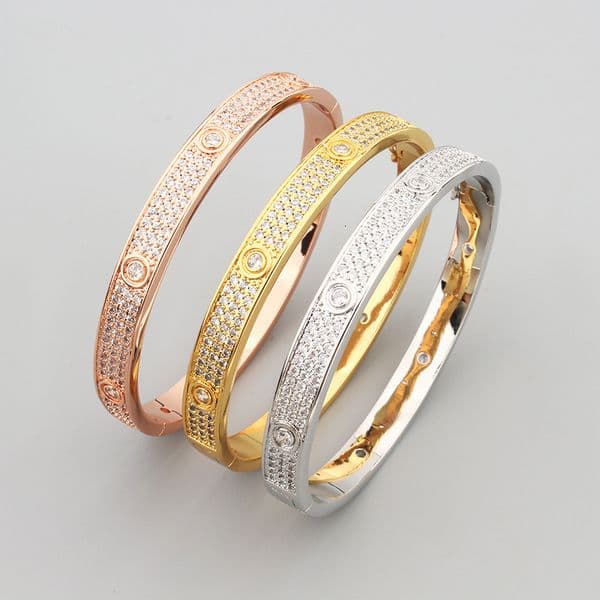 European And American Hot-Selling Round Diamond Star Bracelet For Women, Light Luxury Elegant Round Bracelet, Cross-Border Hot-Selling, Direct From Manufacturer 0F