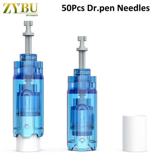 50Pcs Bayonet Cartridges For Microneedling Derma Pen Dr.Pen M8S A9 A8S A11 Replaceable Disposable Needles 12/18/24/36/42pin Nano Needle Dermapen MTS Kit
