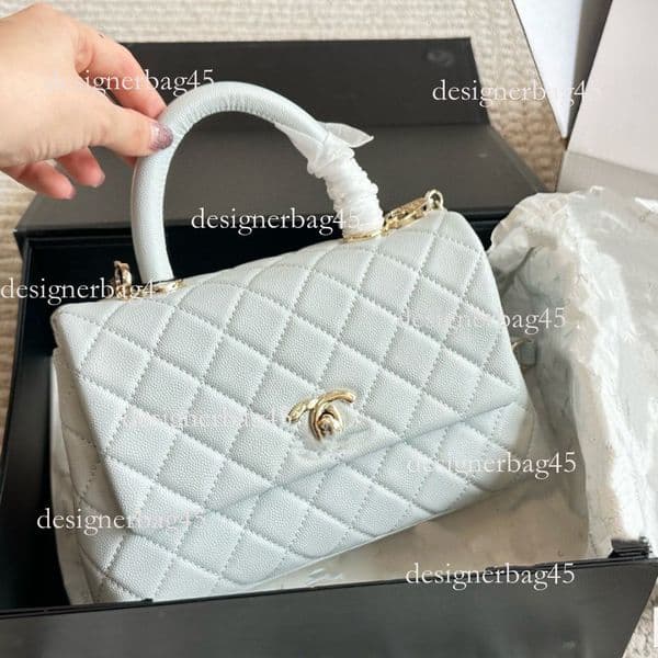 Spring Luxury handbag New Handbag designer bag Women S Quilted Small Style Fashion Crossbody Bean Chain Bag ebc1