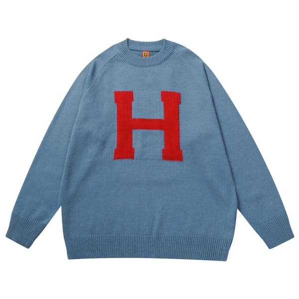 10A humaan mades 025 Model Designer Hoodie, Trendy Couple Style, Crew Neck Pullover Embroidered Sweatshirt Loose long-sleeved hoodie for spring and autumn eee c8