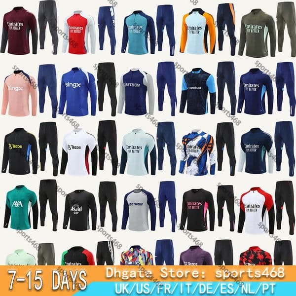 25 26 soccer tracksuit Men and kids kit 2025 football tracksuit training suit football Survetement chandal futbol