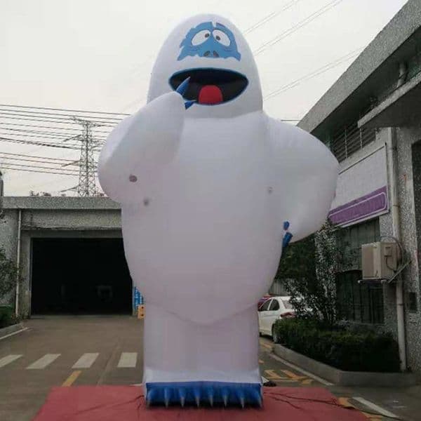Free delivery Airblown Led Lighting 33ft Giant Christmas Inflatable Snowman/The Bumble Abominable Snowman Decoration For Yard Or Home
