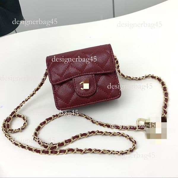 Early Spring New Coin Purse Mini Luxury handbag Caviar Ball Pattern designer bag Wallet Versatile Simple Earphone Women S Bag