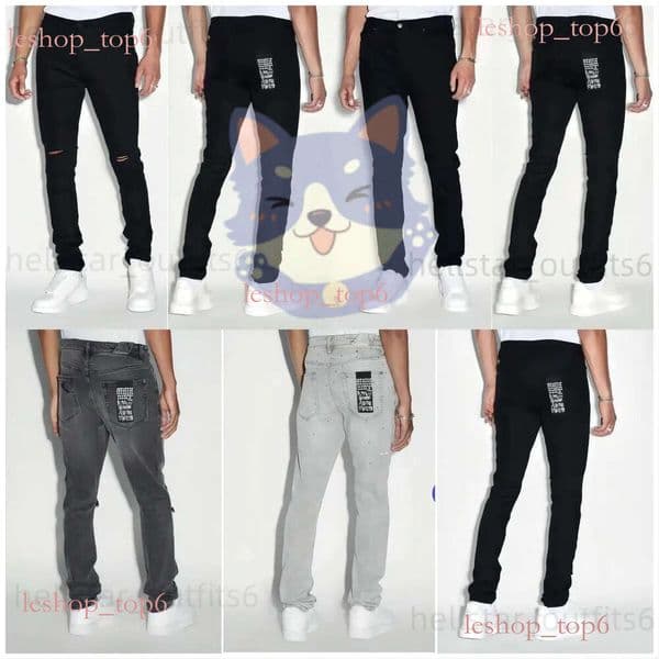 New designer ksubi brand jeans men's trousers women's trousers kusbi denim shorts shorts shorts summer holes high quality embroidered trousers y2k jeans men's 57b