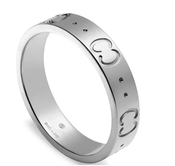 Designers Ring Rings Fashion Men Women Rings Titanium Steel Engraved Letter Pattern Lovers Jewelry Narrow Ring Link to Love Stud Ring with box