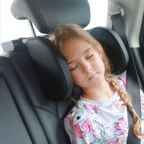 Memory cotton car side sleeping pillow set, children's neck protection headrest, high-end car supplies, sleeping pillow, lumbar support