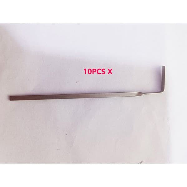 New Arrival 10PCS/Lot Key Lock Tension Tool Stainless High Quality Strong Not Easy Bend Lock Pick Set