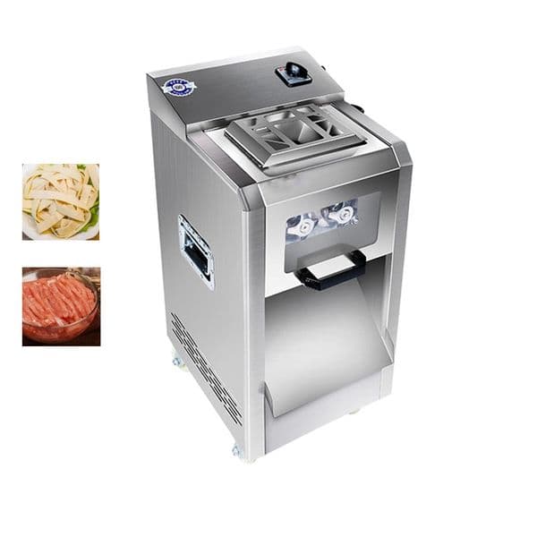220V Electric Slicer Meat Cutter Machine Commercial Stainless Steel Meat Slicer Vegetable Cutting Machine Shredded Diced