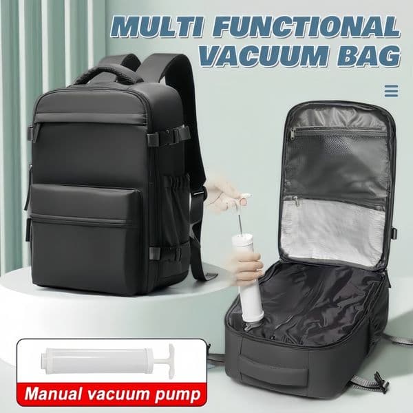 Duffel Bags Vacuum Compression Backpack Air With Pump Travel 15.6-inch Laptop Available In Mult
