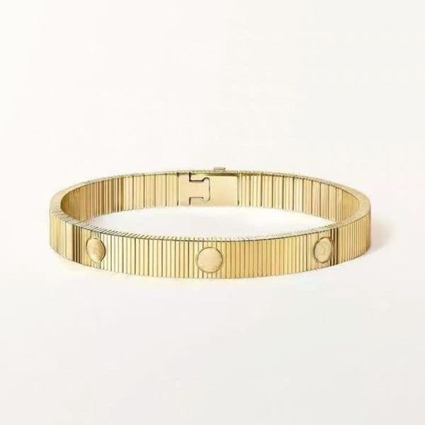New Screw Bracelet Designer Stripe Snake Bone Bracelet Top Quality Fashion Bangle 18K Gold Plated Nail Bracelets for Women Men Classic Jewelry with Box