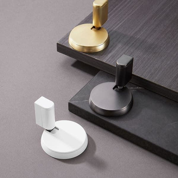 Zinc Alloy Strong Magnetic Door Stopper - No Drilling Required New Model for Bedroom Door Stoppers 8687