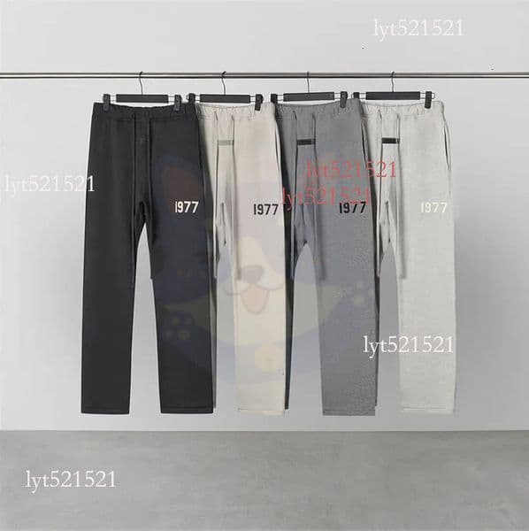 Men's Pants Jeans 25ss Designer pants double line men's and women's trendy brand long pants, high street bound casual sports sweatpants, jogging pants, pure cotton 0fd