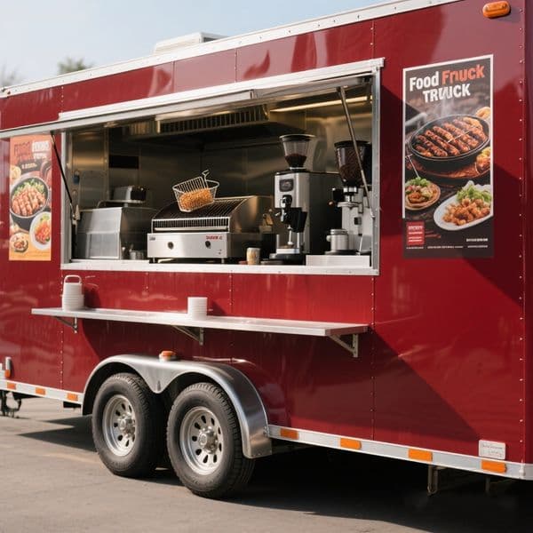 Food Truck Electric Mobile Kitchen Fully Equipped Concession Trailer BBQ Food Truck Cart Mobile Restaurant for Sale