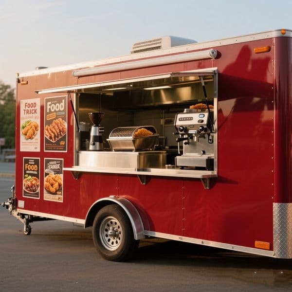 Portable Waffle Kiosk and Ice Cream Kiosk for Sale Outdoor Mobile Food Kiosk with Wheels Factory Direct