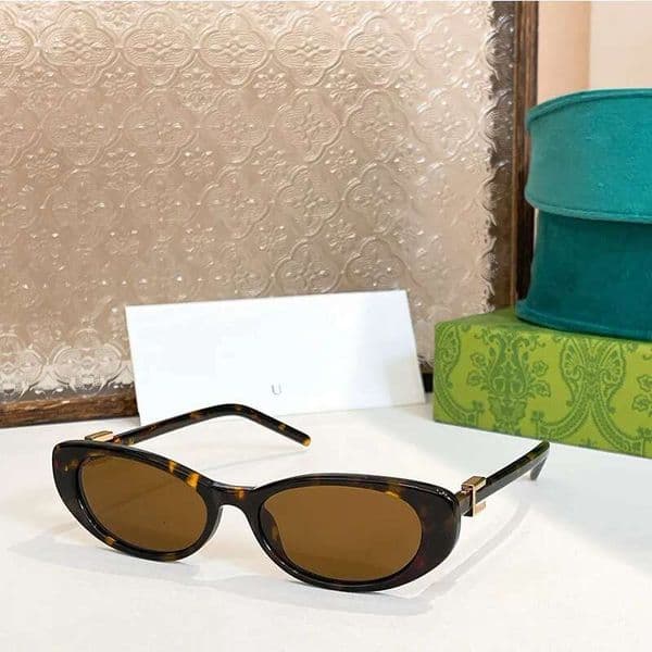 with box designer sunglasses for women designer Cat Eye trend men gift Beach shading UV protection polarized glasses