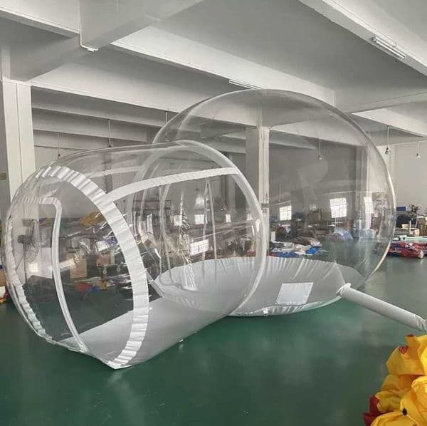 Free Delivery 3M ,4M,5M Outdoor Rental Camping Clear Transparent Inflatable Bubble Tent/Crystal Dome house With Tunnel single room
