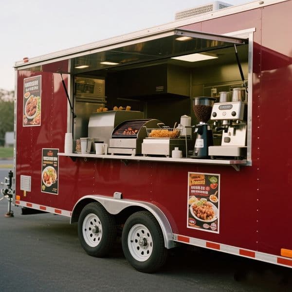 Custom UK Style Mobile Food Cart Electric Food Truck Manufacturer Fish Chips or Vegan Fast Food Business Catering Trailer