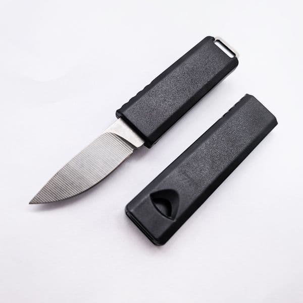 Top Quality EDC Fixed Blade Knife 440C Stone Wash Blade Full Tang GRN Handle Outdoor Survival Pocket Knives with Wistle
