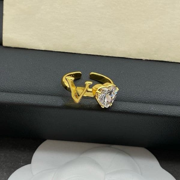 Rings Designer Luxury Ring Jewelry for Women Copper Adjustable Opening Unique Fashion Gifts Jewelry Lady Party