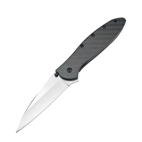 KS 1660 Carbon Fiber G10 Handle Ambidextrous EDC Pocket Folding Knife 14C28N Blade Camping Portable Outdoor Survival Multitools