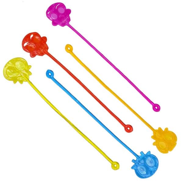 Minimum purchase Free shipping of 4. New Wall-Climbing Man Halloween TPR Soft Adhesive Skull Sticky Palm Stress Relief Toy