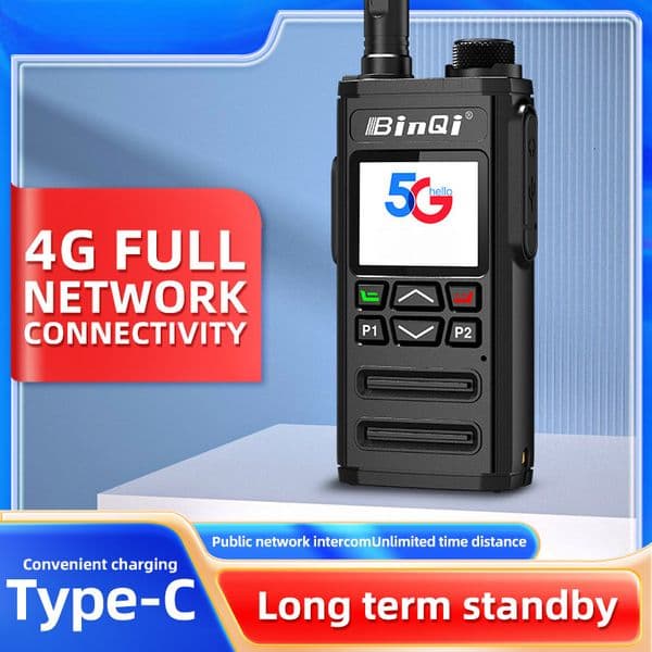 4G Global Walkie-Talkie Android Supports 4G Public Network WiFi Bluetooth for Seamless Global Communication Portable Design with Clear Voice Long Battery Life
