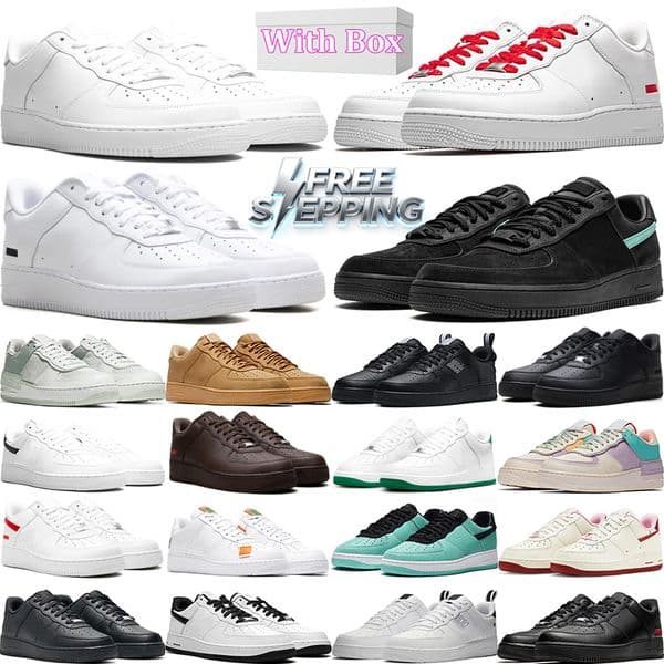 designer shoes men women platform sneakers Triple White Black Wheat Brown mens trainers Flat heel tennis with