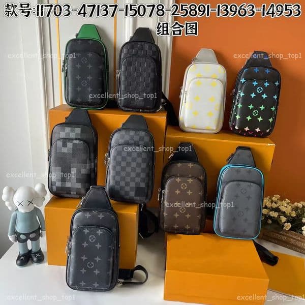 Bags Designer Bag Man Sling Genuine Leather Shoulder Crossbody Tote Clutch Purse Hobos Handbag Messenger Luxury Belt Bumbag Waist Bag Totes