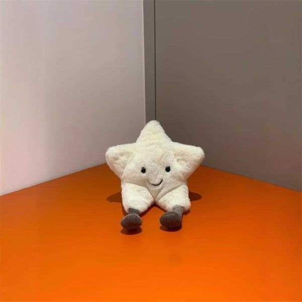 Jellys Cat Fun Milky White Star Cute Doll Companion Gift Plush Toy online