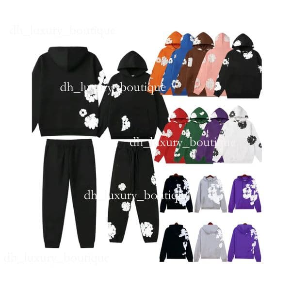 Designer Hoodies Men Printed Demin Hip-Hop High Street Sportswear Terry Fabric Mens Womens Denim Foaming Print Streetwear Hoodie f1c