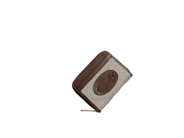 Classic Stylish Ladys Leather Wallet Featuring Robust Metal Clasp and Easy-to-Fold Design
