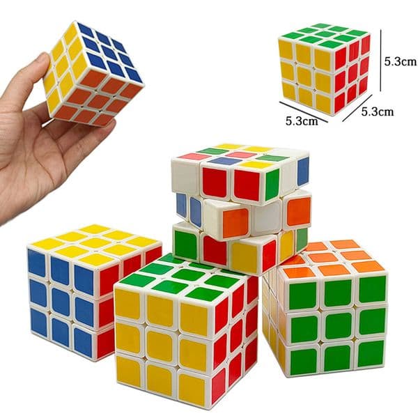 Minimum purchase of 4. Free shipping Cross-Border Export Puzzle 5.3cm 3x3 Cube Intelligence Development Stress Relief Toy Street Stall Hot Sale