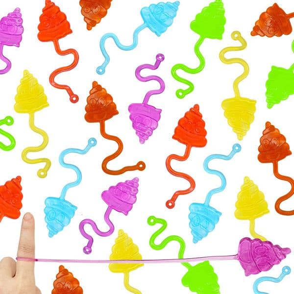 Minimum purchase of 4. Cross-Border TPR Elastic Poop Halloween Creative Prank Free shipping Stress Relief Wall-Climbing Sticky Stretchable Toy Wholesale