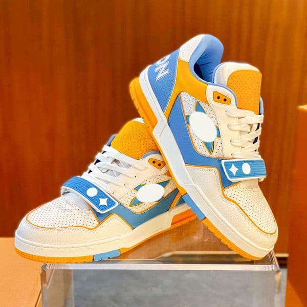 Top quality Trainers chunky sneaker Designer run shoe for man luxury woman leather gym trainer sport Velcro athletic shoe fashion casual dress walk basketball shoes