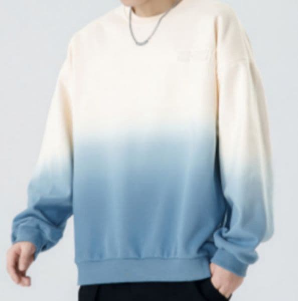 A234 Men Long-sleeved Autumn and Winter Heavy Loose Solid Color Lapel Youth Casual