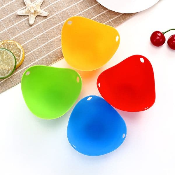 FDA high temperature resistant silicone egg steamer non stick egg boiler silicone egg holder egg cup